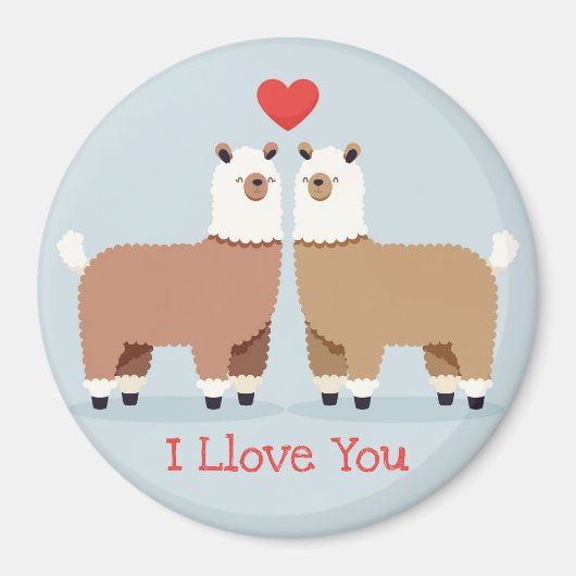 Llamas Magnet (Vorne)