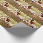 Llamas mit Baby Cria Geschenkpapier (Ecke)