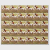 Llamas mit Baby Cria Geschenkpapier (Flach)
