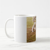 Llamas mit Baby Cria Kaffeetasse (Links)