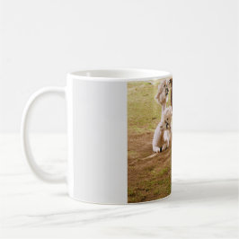 Llamas mit Baby Cria Kaffeetasse