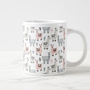 Llamas-Muster Jumbo-Tasse