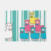 Llamas oder Alpacas? Alpacas oder Llamas? Fußmatte (Vorderseite)