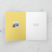 Llamas on Medium Brown Vermisst Sie Karte (Innenseite)