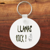 Llamas Rock! Schlüsselanhänger (Vorderseite)