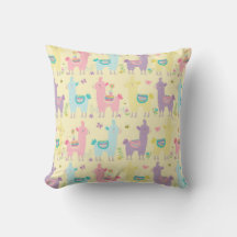 Llamas Rosa, Gelb Lila Kinderzimmer Kleinkind Zimm