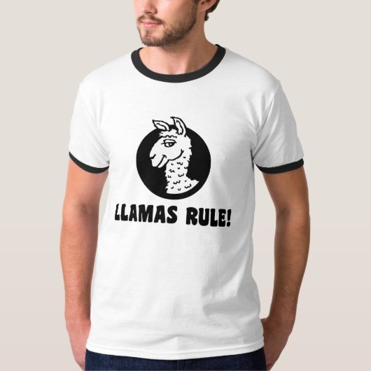 Llamas Rule T-Shirt (Vorderseite)