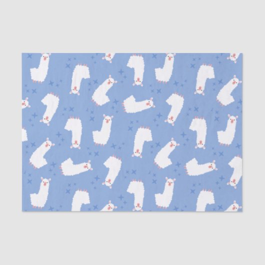 Llamas Seidenpapier (Vorderseite)