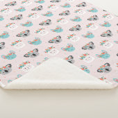 Llamas Sherpa Blanket Sherpadecke (3/4)