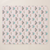 Llamas Sherpa Blanket Sherpadecke (Vorderseite (Horizontal))