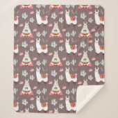Llamas Sherpa Blanket Sherpadecke (Vorderseite)