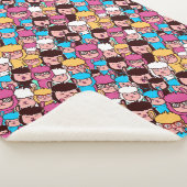 Llamas Sherpa Blanket Sherpadecke (3/4)