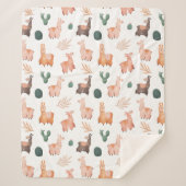 Llamas Sherpa Blanket Sherpadecke (Vorderseite)