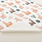 Llamas Sherpa Blanket Sherpadecke (3/4)