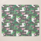 Llamas Sherpa Blanket Sherpadecke (Vorderseite (Horizontal))