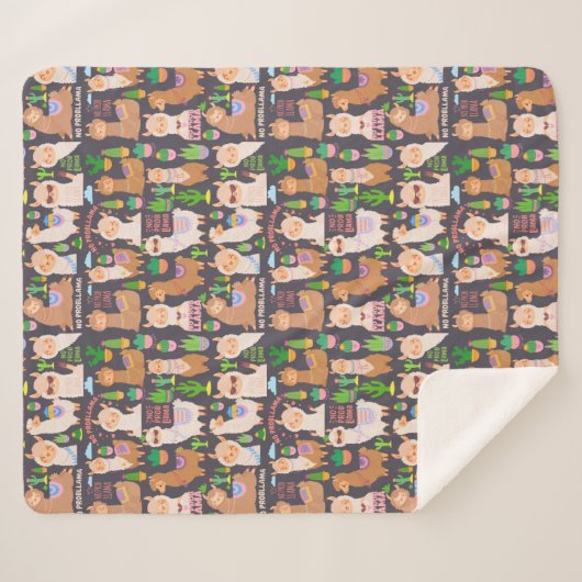 Llamas Sherpadecke (Vorderseite (Horizontal))