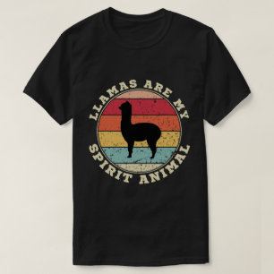 Llamas sind mein Geist-Tier-T - Shirt