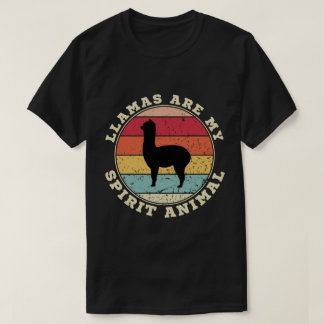 Llamas sind mein Geist-Tier-T - Shirt