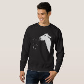 Llamas Spit Cheeky Spitting Llama Sweatshirt (Vorne ganz)