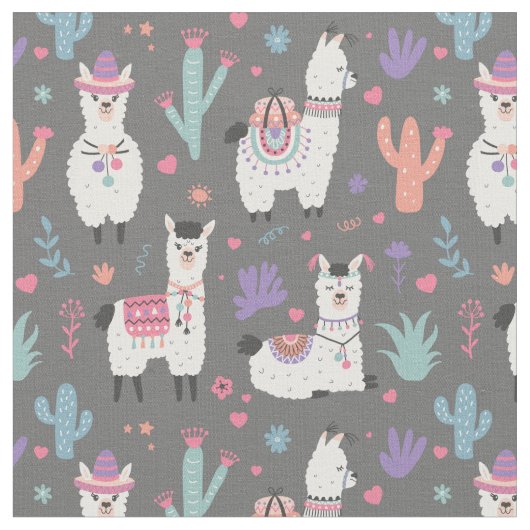 Llamas Stoff (Nahaufnahme)