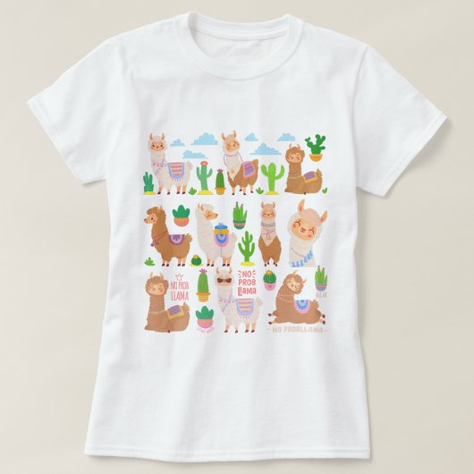 Llamas T-Shirt (Design vorne)
