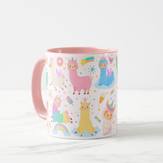Llamas Tasse (Vorderseite Links)