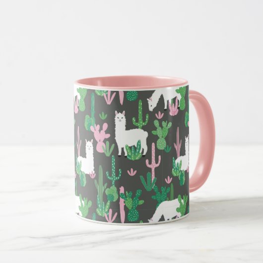 Llamas-Tasse Tasse (VorderseiteRechts)