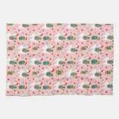 Llamas und Cacti Weihnachtsmuster Geschirrtuch (Horizontal)