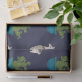 Llamas und Kakteen über den Zerfall der Marine Seidenpapier (Geschenk)