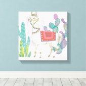 Llamas V Leinwanddruck (Insitu (Holzboden))