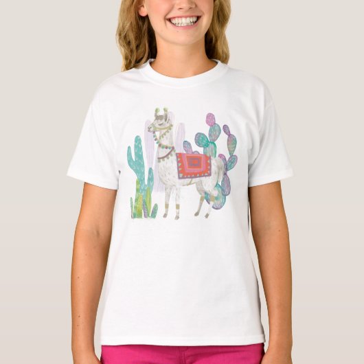 Llamas V T-Shirt (Vorderseite)
