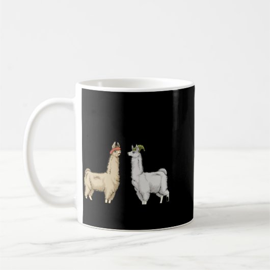 Llamas With Hats Carl Kaffeetasse (Links)