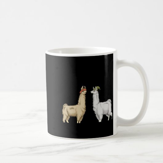 Llamas With Hats Carl Kaffeetasse (Rechts)