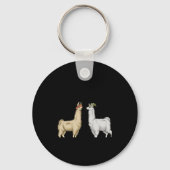 Llamas With Hats Carl Schlüsselanhänger (Vorderseite)