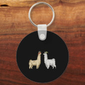 Llamas With Hats Carl  Schlüsselanhänger (Vorderseite)