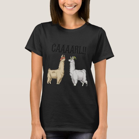 Llamas With Hats Carl T-Shirt (Vorderseite)