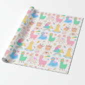Llamas Wrapping Paper Geschenkpapier (Ungerollt)