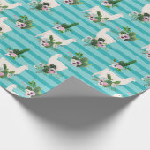 Llamas Wrapping Paper Geschenkpapier (Ecke)