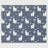 Llamas Wrapping Paper Geschenkpapier (Flach)