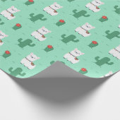 Llamas Wrapping Paper Geschenkpapier (Ecke)