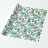 Llamas Wrapping Paper Geschenkpapier (Ungerollt)