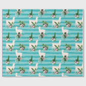 Llamas Wrapping Paper Geschenkpapier (Flach)
