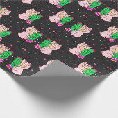 Llamas Wrapping Paper Geschenkpapier (Ecke)