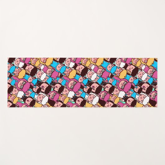 Llamas Yogamatte (Vorderseite (Horizontal))