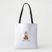 "Llamaste - bleib ruhig und flauschig" Tasche (Vorderseite)
