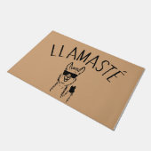 Llamaste Doormat, Llama Welcome Mat Fußmatte (Schrägansicht)