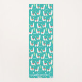 Llamaste | Funny Llama Personalisiert Yoga Mat Yogamatte (Vorderseite)