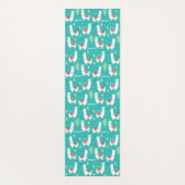 Llamaste | Funny Llama Personalisiert Yoga Mat Yogamatte (Rückseite)