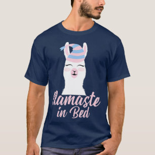 Llamaste in Bed Gift Funny Llama Pajama T-Shirt
