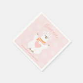 Llamaste Llama Yoga Babyduschpapier Serviette (Ecke)